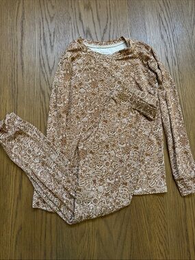 Plain Jane Girls Gingerbread Pajamas Size 12